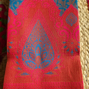 Exquisite Gubera Pattu Saree with Rich Zari Detailing