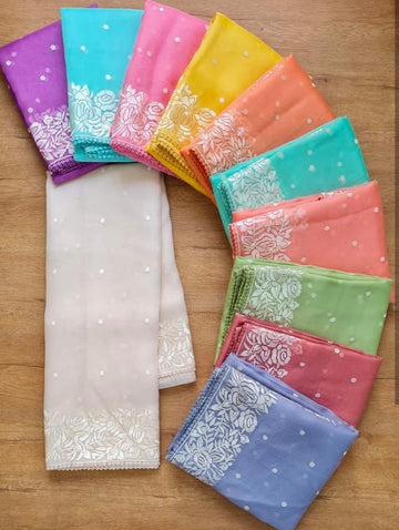 Banarasi Kora organza