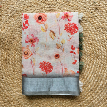Linen Saree