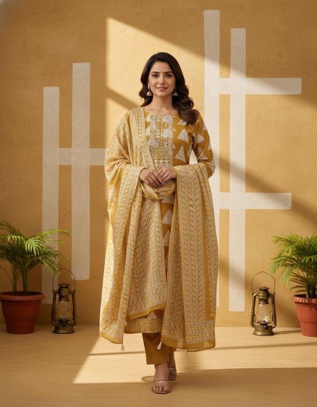 readymade kurthi set