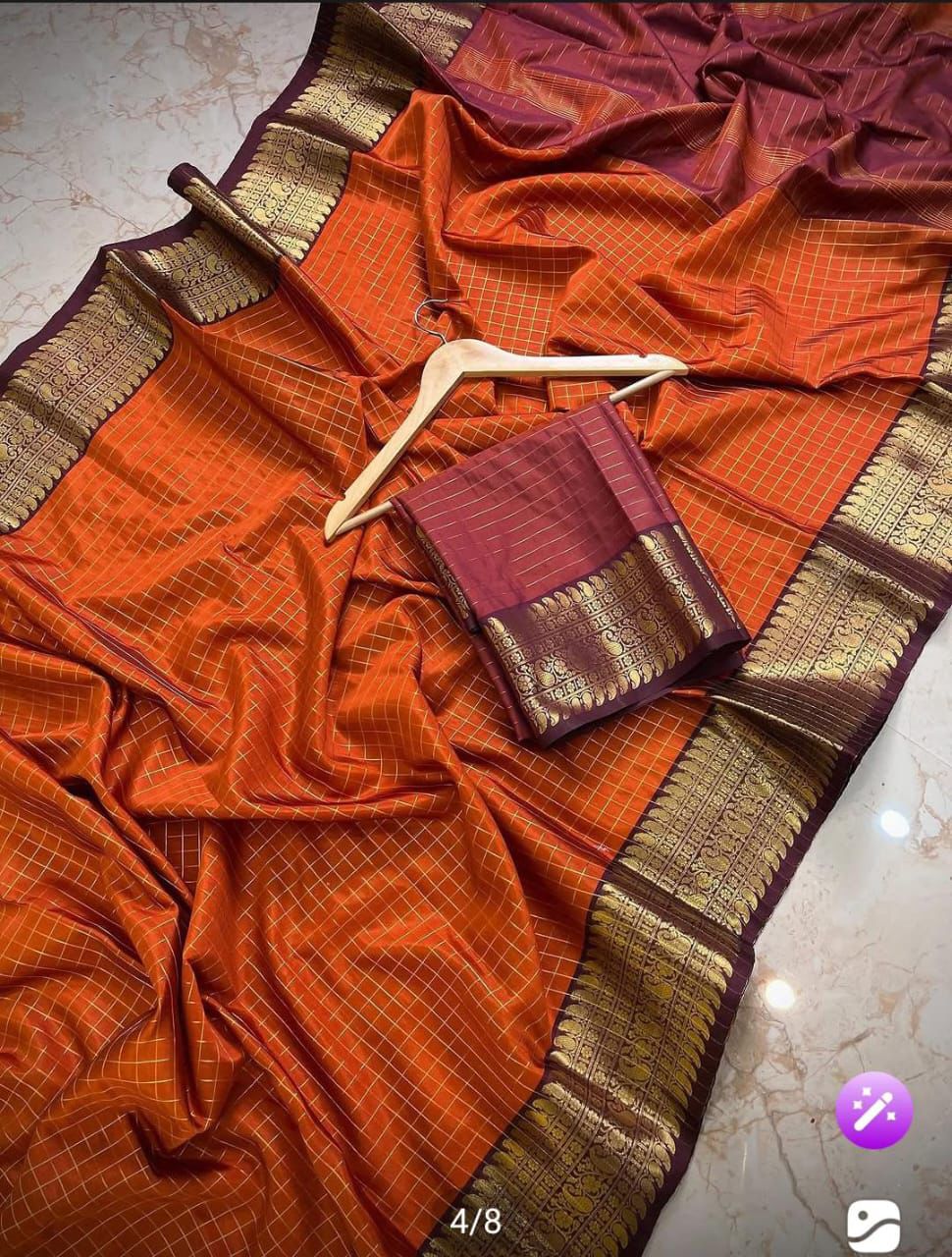 Banarasi Semi Kattan Silk Saree