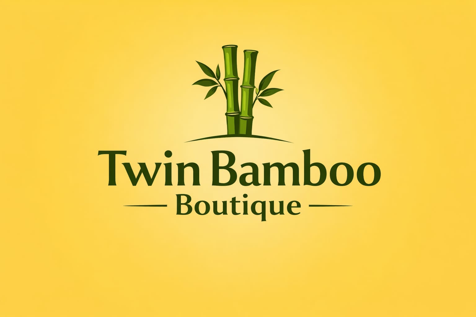 Twin bamboo