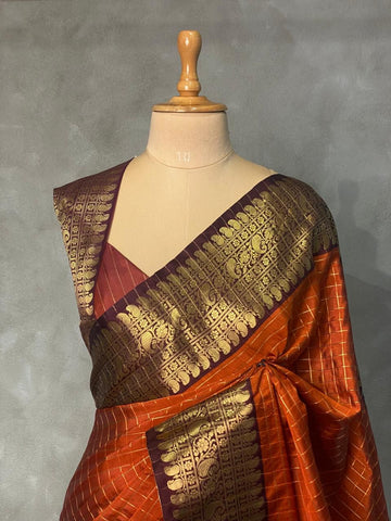 Banarasi Semi Kattan Silk Saree