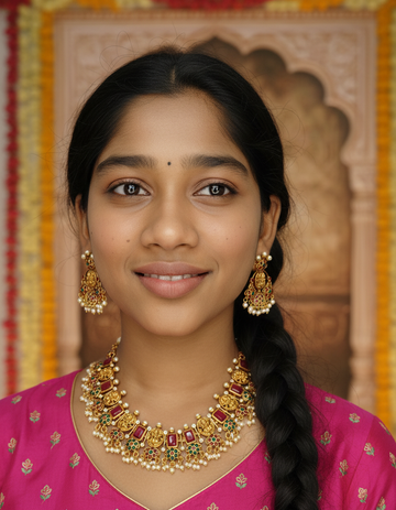 Classic Temple-Style Necklace Set